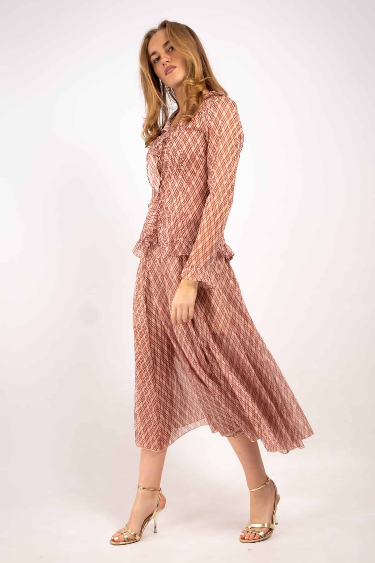 Sloane Asymmetrical Flow Maxi